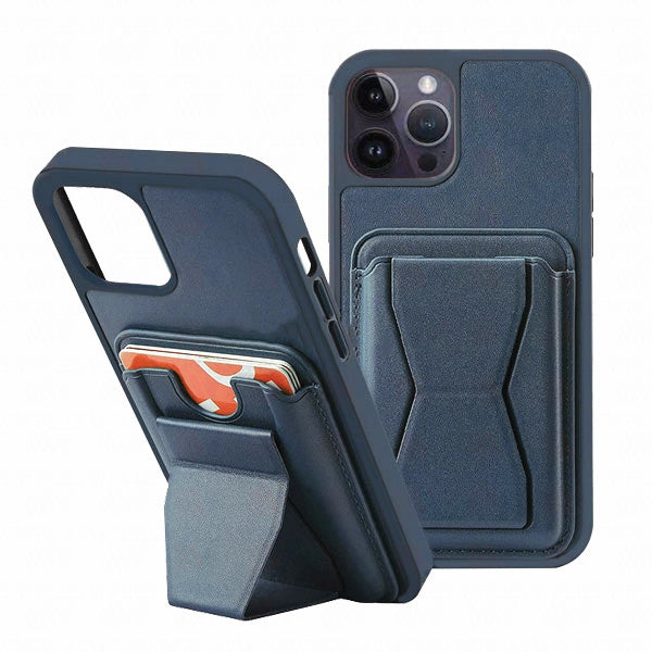 Étui portefeuille avec porte-cartes et béquille pour iPhone 15 Pro Étui portefeuille avec porte-cartes et béquille pour iPhone 15 Pro